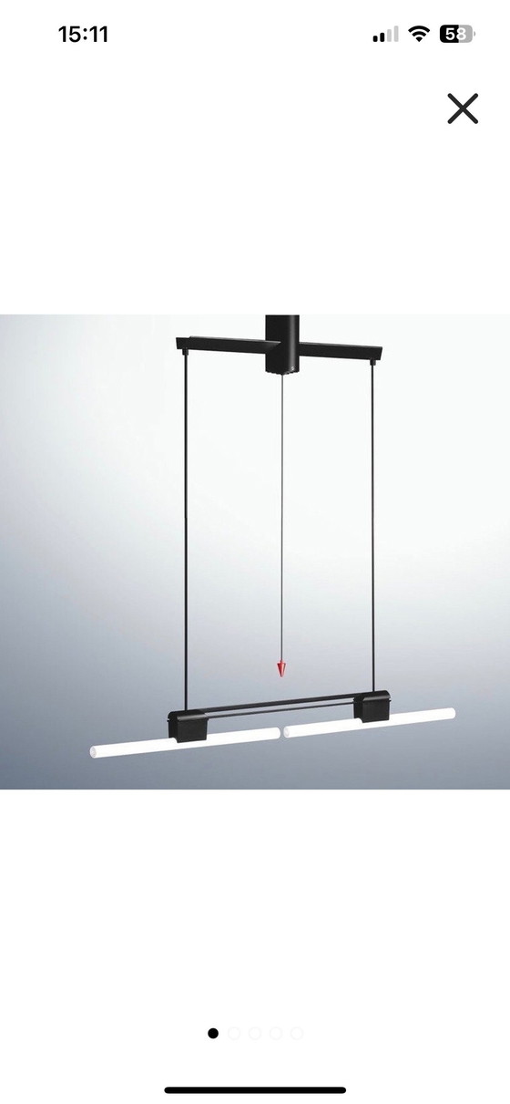 Image 1 of Osram hanglamp zwart dimbaar drie trap