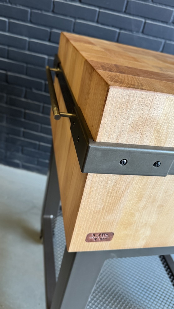 Image 1 of BONCK Mobile Design Butcher Block