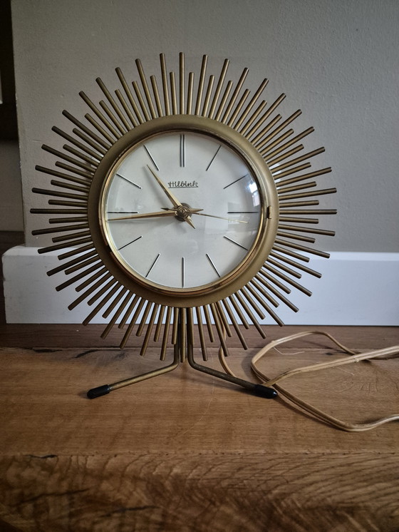 Image 1 of Tafelklok Hilbink - Sunburst