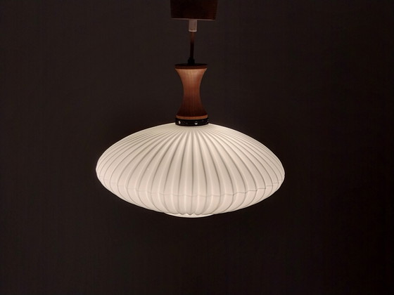 Image 1 of Lampada a sospensione vintage di Massive - Stile giapponese - Design anni '70