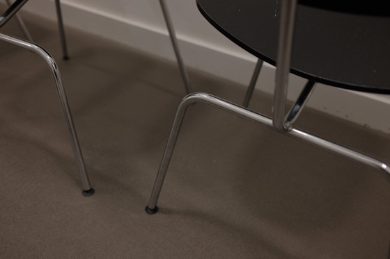 Image 1 of 4x Eames DCM Dining Stoelen Vitra Eetkamerstoelen