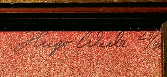 Image 1 of HUGO WULTZ exclusive Xl colorLitho 23/40 'Fantastic Realism'