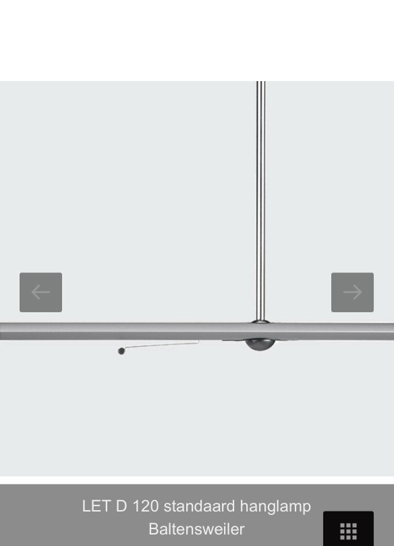 Suspension LED Baltensweiler 120, Métal, Argenté (photo 3 sur 5)