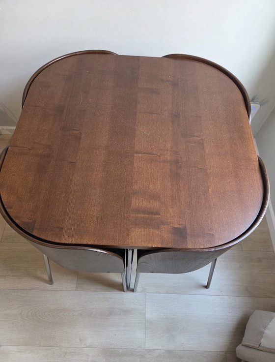 Image 1 of VINTAGE IKEA/ Fusion Dining Setting By Sandra Kragnert