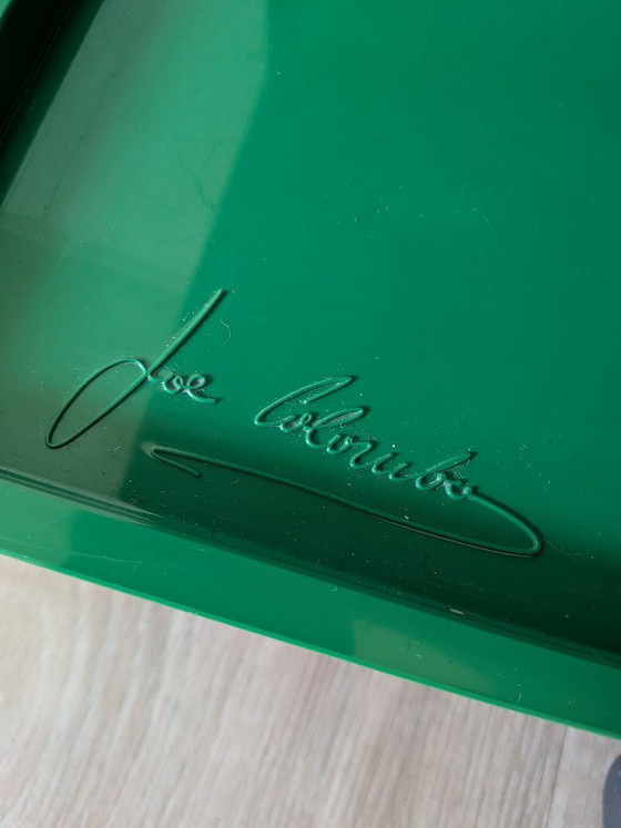 Image 1 of Chariot Boby vert vintage conçu par Joe Colombo pour Bieffeplast, années 1970