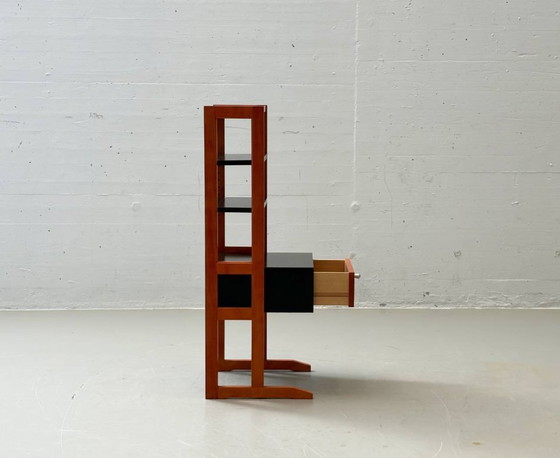 Image 1 of Postmoderne ladekast met open planken, jaren 80