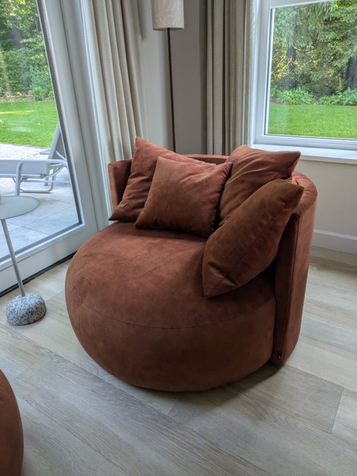 Sessel und Fußbank Passe Partout Pastilles Swing