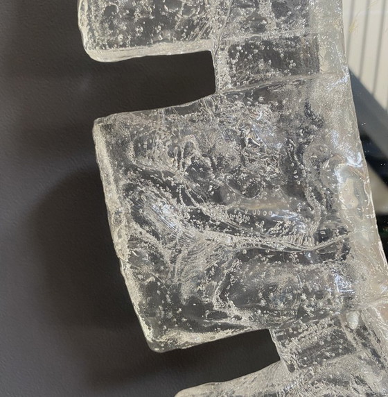 Grote ovale ijsspiegel van Egon Hillebrand, jaren 70. – Glass, Plexiglass, Vintage (photo 9 of 10)