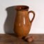 Antique folk glazed pottery jug – Central Europe, circa 1930 – Crockery, Rustic (photo 10 of 40)