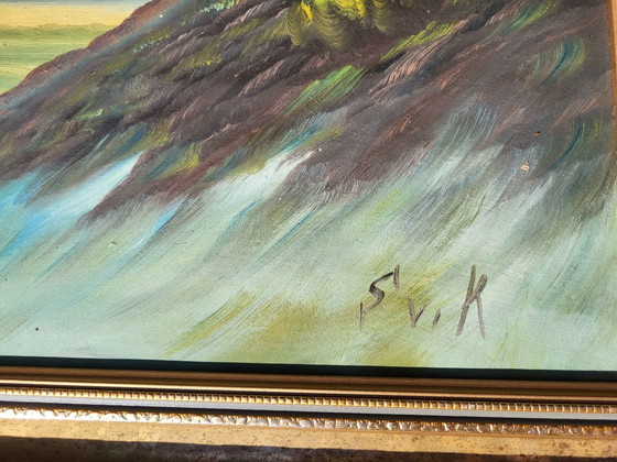 Original Oil Paint, Traditional Painting, Landscape Motive, Himmelbjerget., Paintings & Drawings, Canvas (photo 11 of 11)