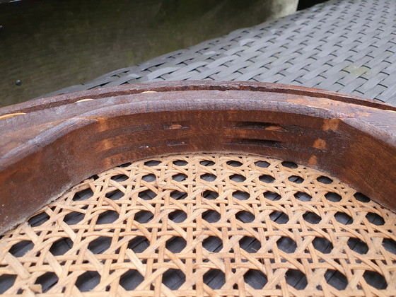 Image 1 of Thonet Romania Stool With Webbing