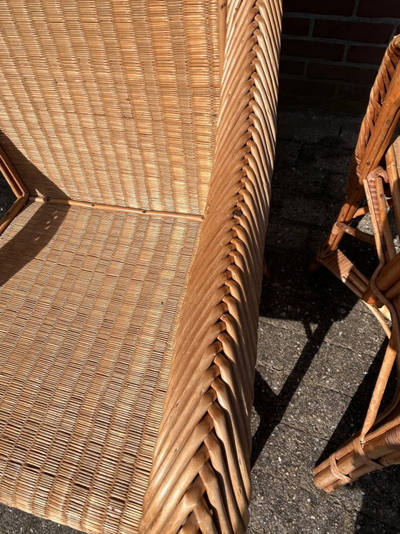 Image 1 of Vintage rotan fauteuils 