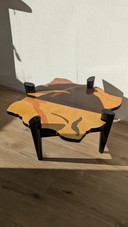 Tavolino da caffè Carlo Malnati in stile Memphis
