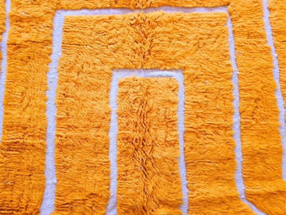 Image 1 of Handgemaakt oranje tapijt 200cm x 300cm