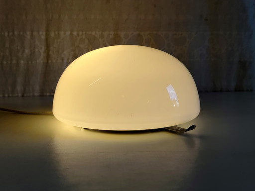 Plafonnier ou applique globe opaline diam. 20cm - Mid. XXeme – plafondlampen, Glass