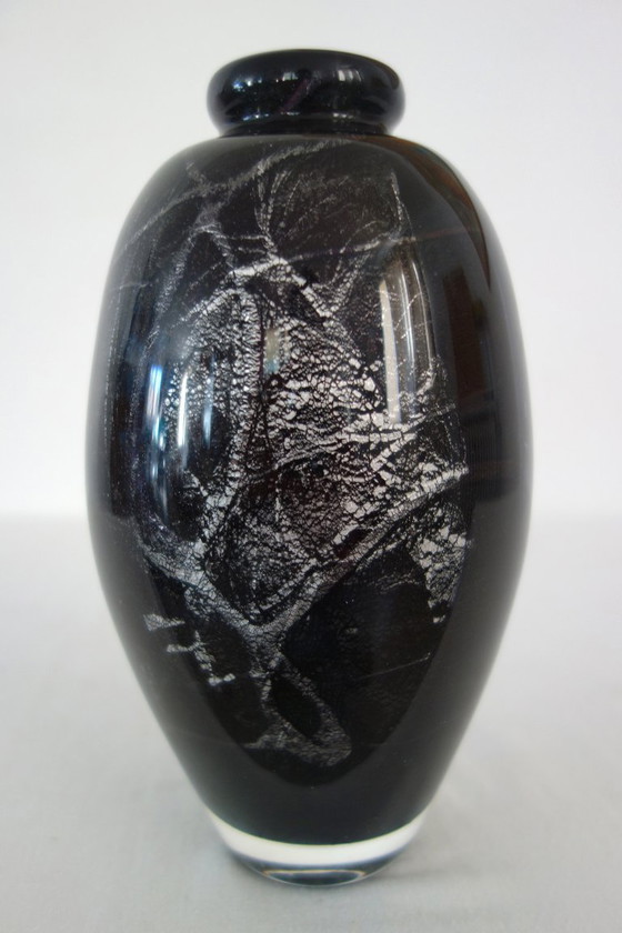 Image 1 of Vaso in vetro soffiato di Raymond Branlé, Biot, Francia