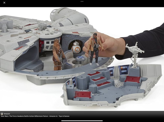 Image 1 of Star wars , faucon millenium battle action , neuf de 2015 