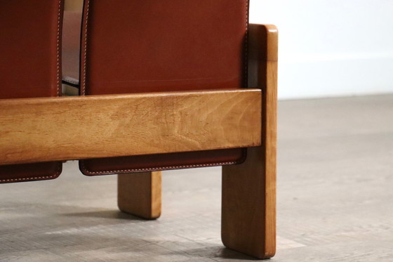 Image 1 of Afra and Tobia Scarpa Model 925 Easy Chairs for Cassina, Italy 1970s