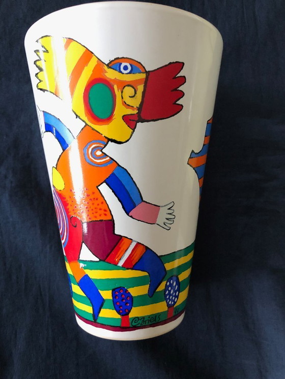 Image 1 of design d'assiette murale et de vase