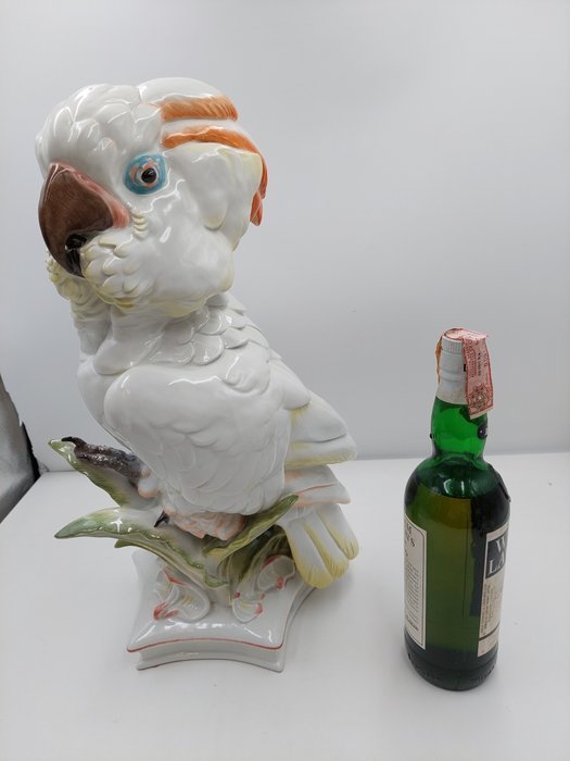 Image 1 of Meissen - Paul Walther - Statue, Cockatoo - 47 cm - Porcelain