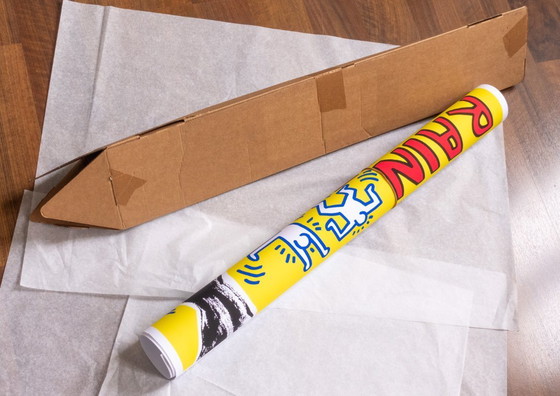 Image 1 of Rain Dance - UNICEF Warhol Lichtenstein Haring Basquiat Ono 1985 - Poster 70 x 100 cm