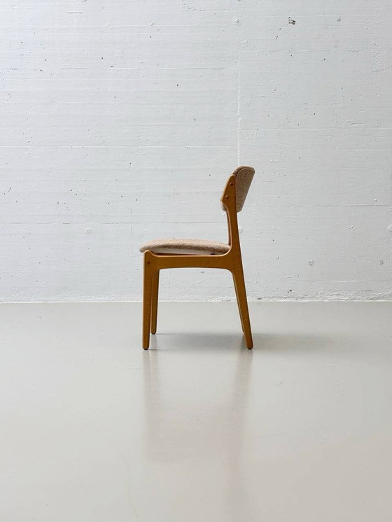 Image 1 of Set de 6 chaises modèle No.49 d'Erik Buch pour O.D. Møbler A-S au Danemark, années 1960