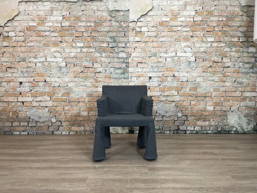 4x sedia Moooi VIP grigia