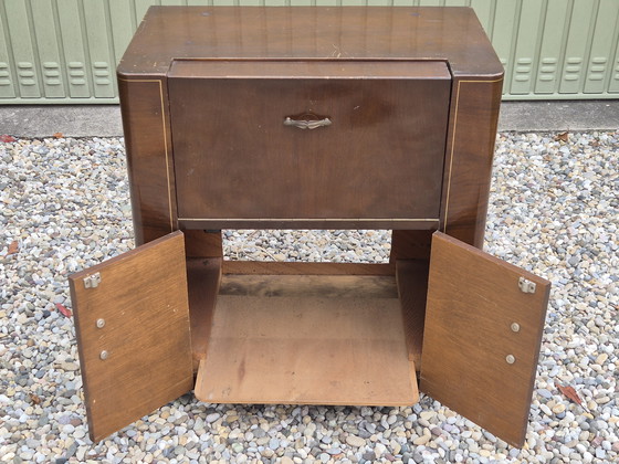 Image 1 of Tonabnehmer, Plattenspieler-Radioschrank 1950er Jahre