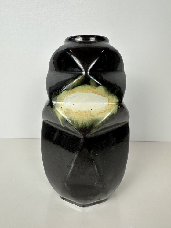 Image 1 of Art deco vaas - Belgium Ceramic 
