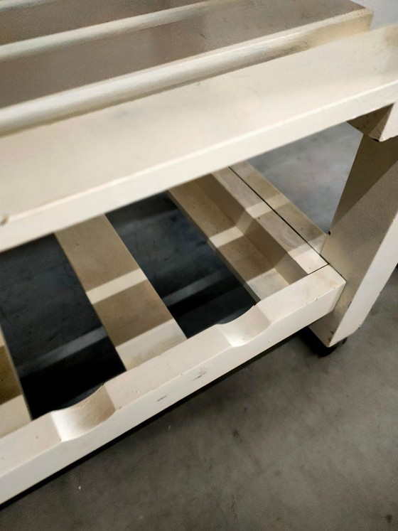 Image 1 of Carrello da cucina retrò, tavolo da lavoro da cucina "a doppia ala"