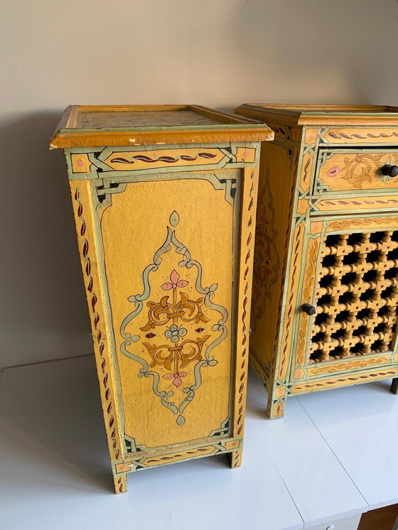 Image 1 of Zwei authentische marokkanische handgefertigte Nachttische