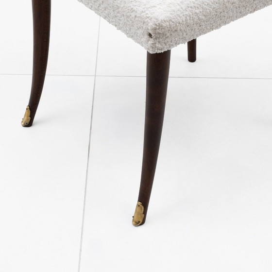 Attributed to Guglielmo Ulrich Mid-Century Dinning Chairs, 1940s, Set of Four – Dining chairs, Wood (photo 8 of 9)
