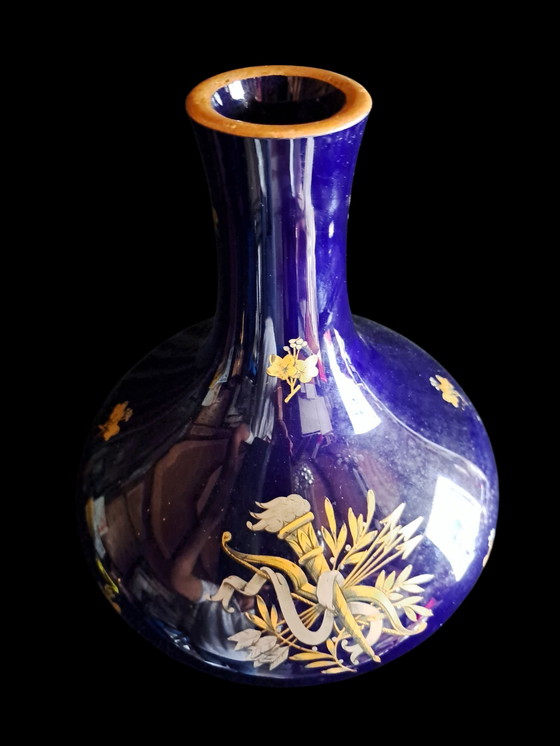 Image 1 of Vaso blu oro Ucraina 1970