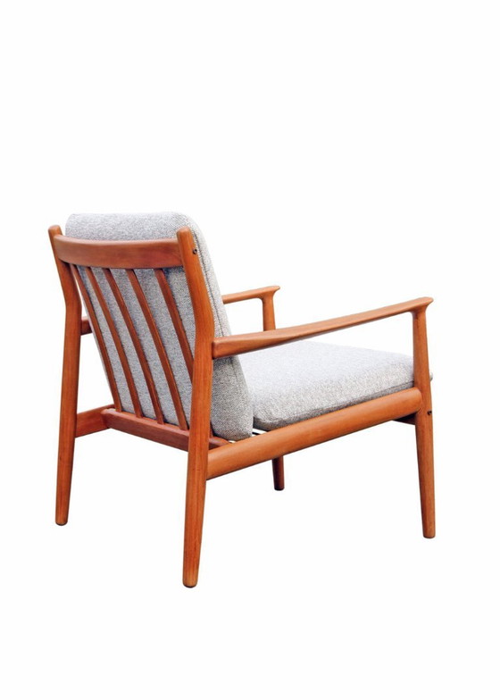 Coppia di poltrone scandinave, Svend Age Eriksen, Glostrup Mobelfabrik, 1963 – Textile, Wood (photo 5 of 9)