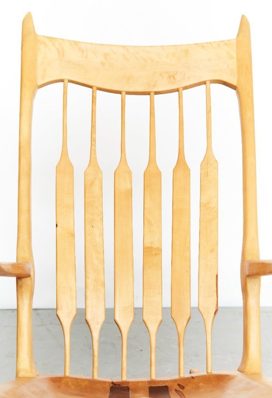 Image 1 of Fauteuil à bascule inspiré de Sam Maloof