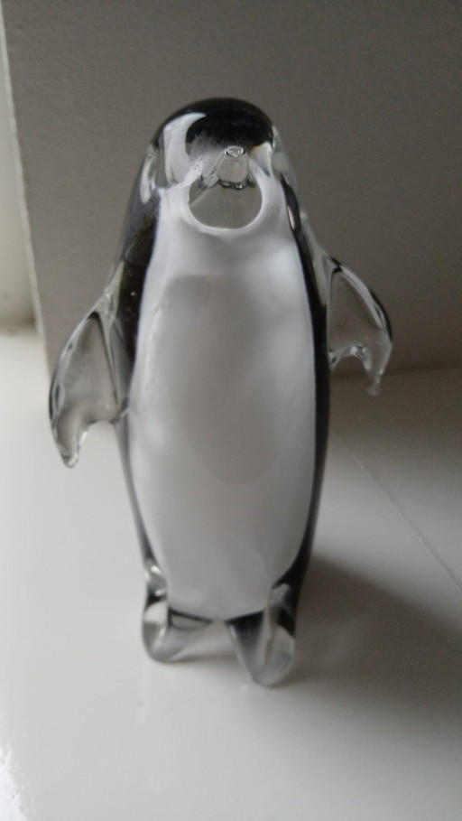 Henryk Rysz - Figurine Penguin Hand Blown Glass Vintage Valued