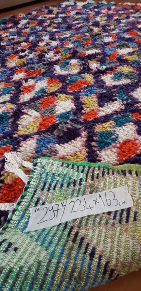 Image 1 of Handgeknoopt Berber kleed wol 234x163cm