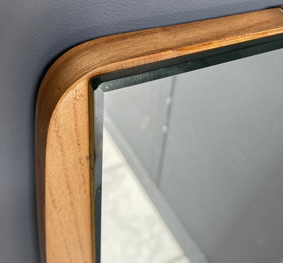 Image 1 of miroir en bois 1960