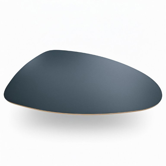 Image 1 of Luxury Ted ONE Dining Table 240x120 Grey Laminate & Solid Sapelli Mahogany Custom Made Italy