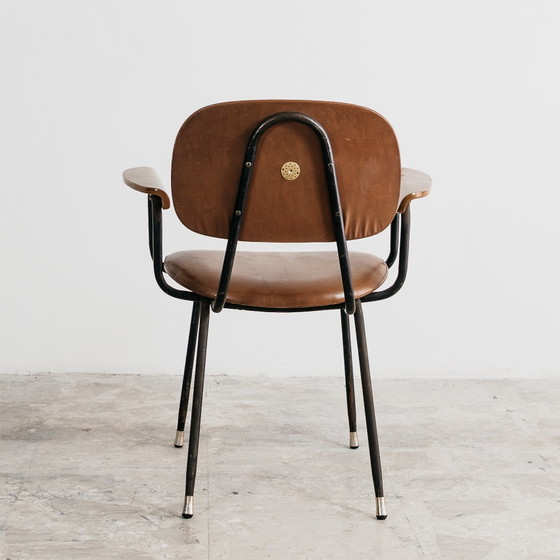 Image 1 of Marco Zanuso voor Poltronova jaren 70 vintage design fauteuil