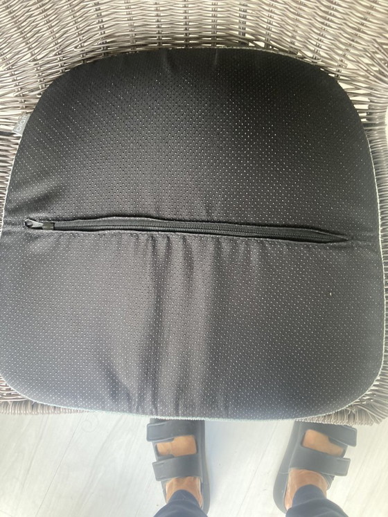 4 X Sedie da pranzo Wings – Metal, Rattan (photo 8 of 8)