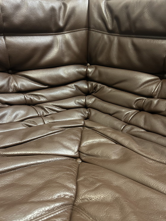 Image 1 of Togo Line rRoset bruine leren set