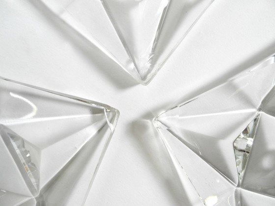 Image 1 of Originale Kinkeldey-Wandlampe aus Kristallglas und Messing aus den 1960er Jahren in neuwertigem Zustand