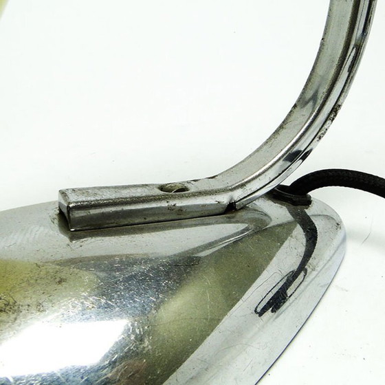 Bedside Table Lamp by J. Hurka for Napako, Former Czechoslovakia, 1960s – Metal, Chrome (photo 10 of 13)
