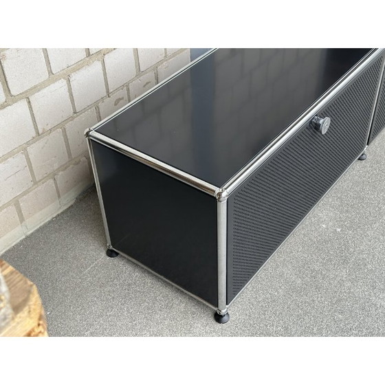 Image 1 of USM Haller lowboard 150x35x39 cm pannelli acustici neri