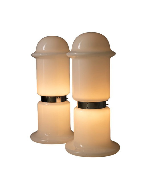 Vollglas-Stehlampe, Karel Volf, 1970er–1980er Jahre, Tschechoslowakei