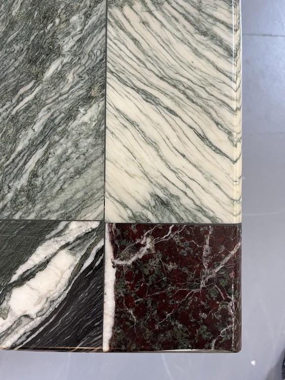 Image 1 of Mesa de centro rectangular de mármol 70s