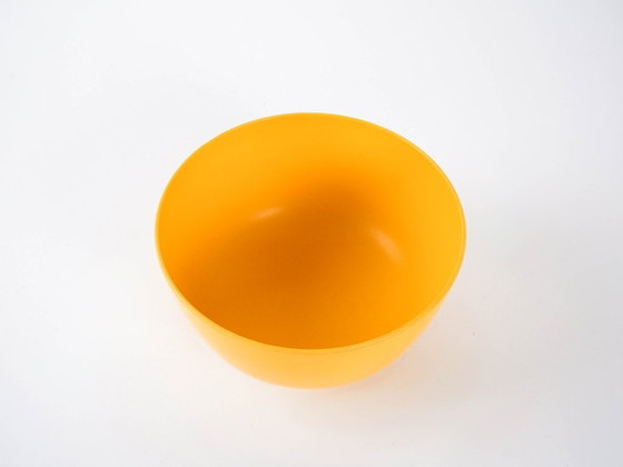 Image 1 of Bol amarillo, diseño danés, década de 1960, fabricante: Rosti
