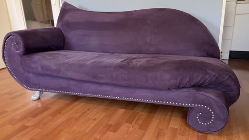 Bretz Gaudi Vintage Sofa Chaises Longue Purple