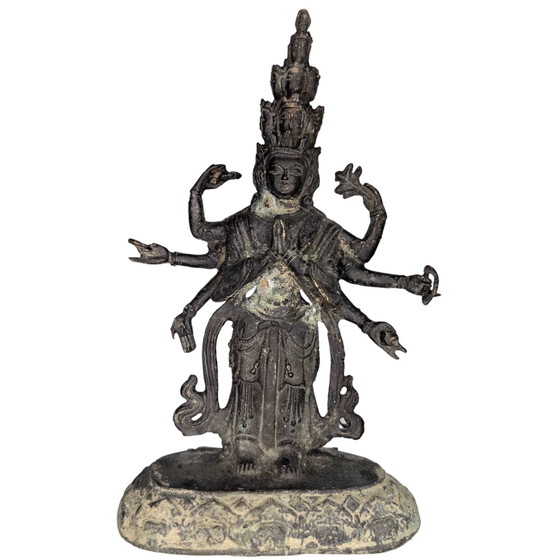 Avalokiteshvara Sahasrabhuja – set – XIIIe-XIVe Siècle – Sculptures (photo 2 of 10)